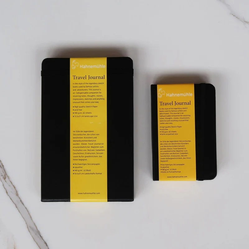 Hahnemuhle - Travel Journal 140gsm 62 Sheets 13x21cm - Portrait