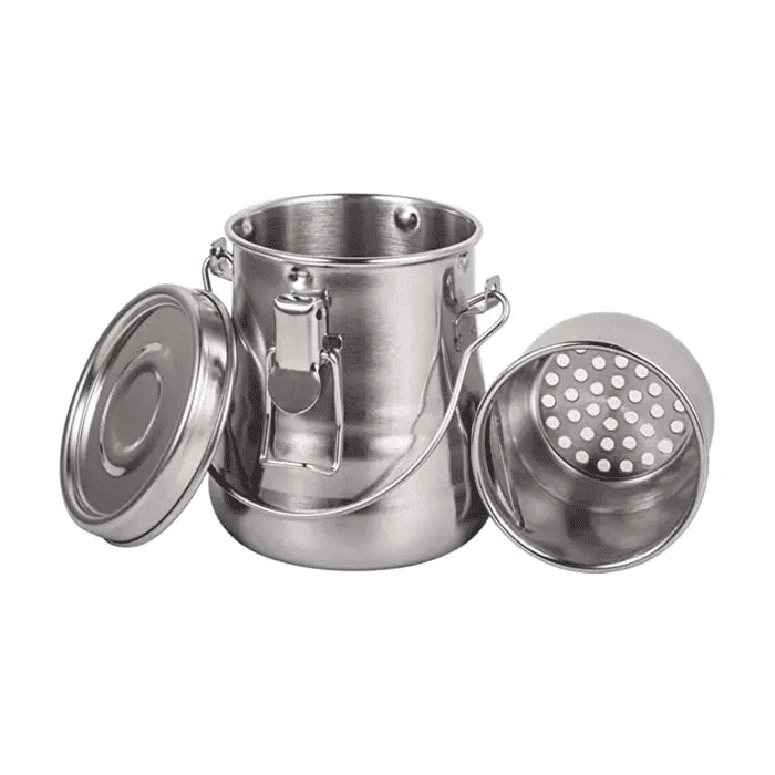 Brush Washer Stainless Steel Deluxe with Clip Lock Lid