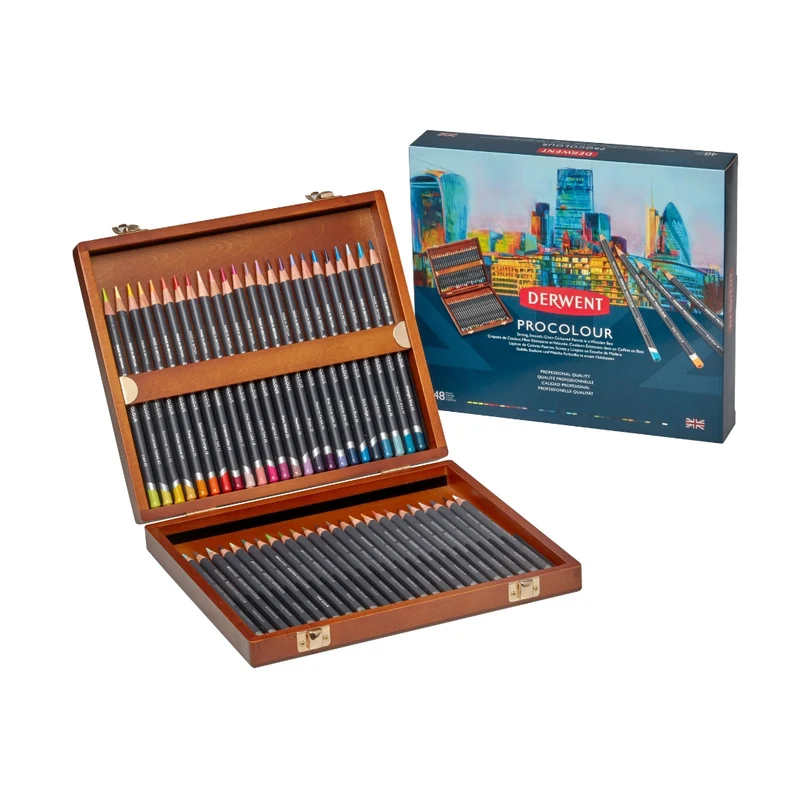 Derwent - Procolour - (48) Wooden Box