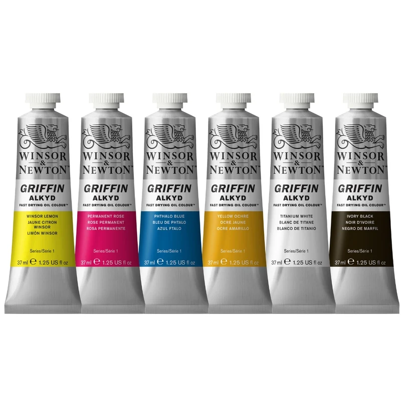 Winsor and Newton - Griffin ALKYD Oil Colour - Beginners Set 6x37ml