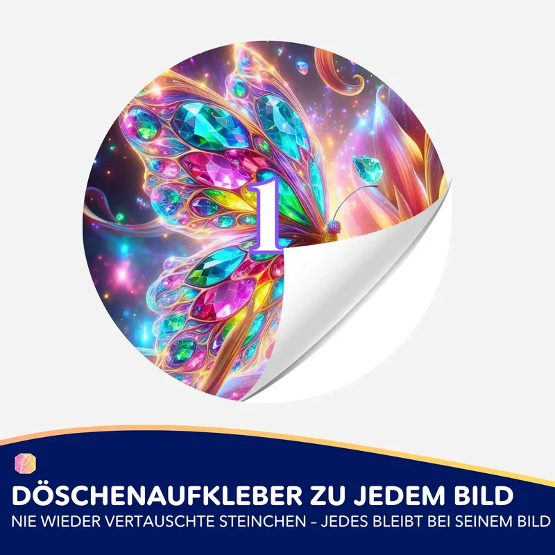 Döschenaufkleber - Leuchten lernen