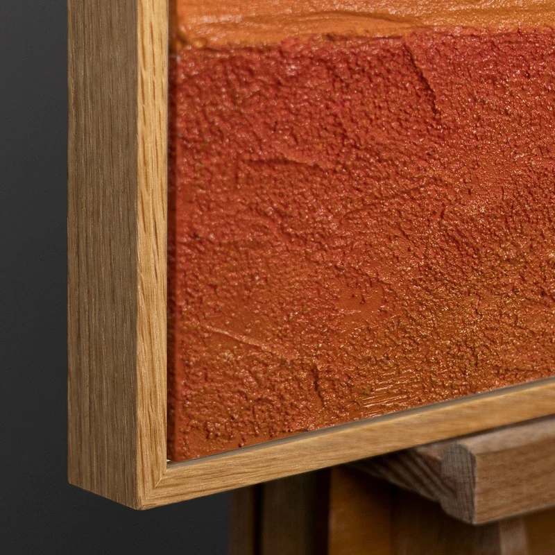 Handgemaltes Acrylbild „Fruchtbare Balance“ – Abstrakte Wandkunst mit Struktur