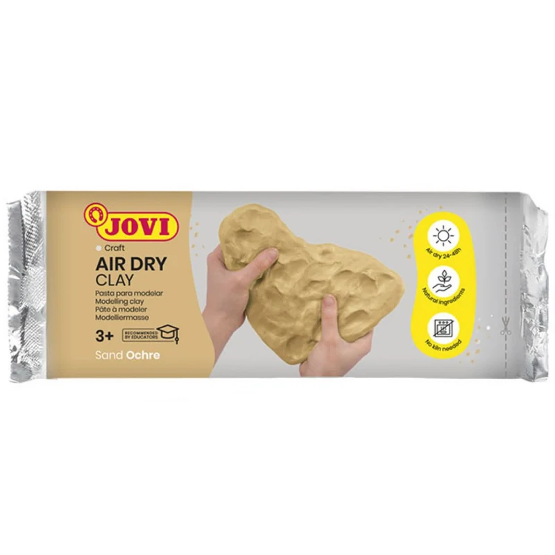 Jovi - Air drying clay bar 250g Ochre
