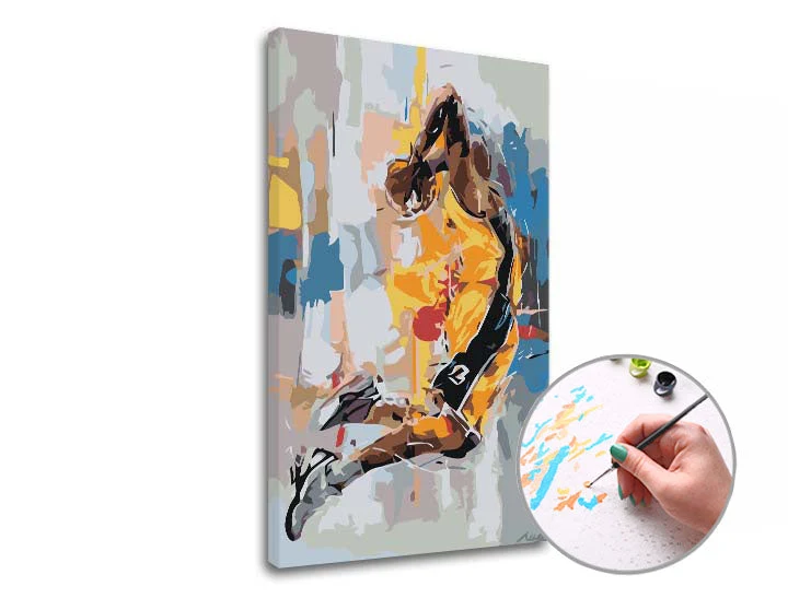 Paint by Numbers KOBE BRYANT MEMORY | Low Difficulty