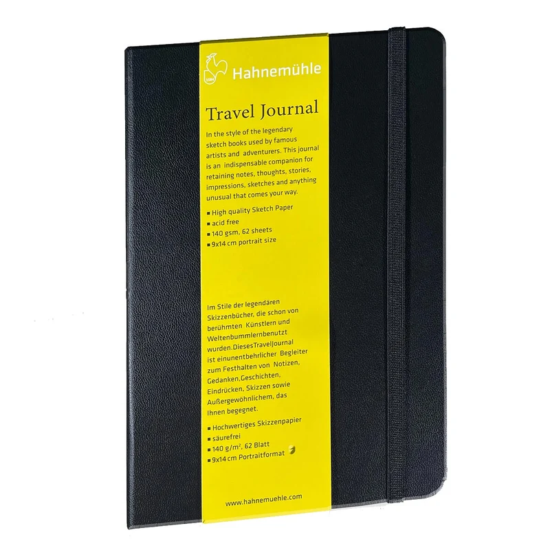 Hahnemuhle - Travel Journal 140gsm 62 Sheets 9x14cm - Portrait