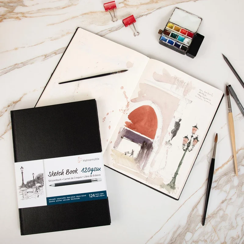 Hahnemuhle - Hardback Sketchbook 120gsm 62 Sheets A4