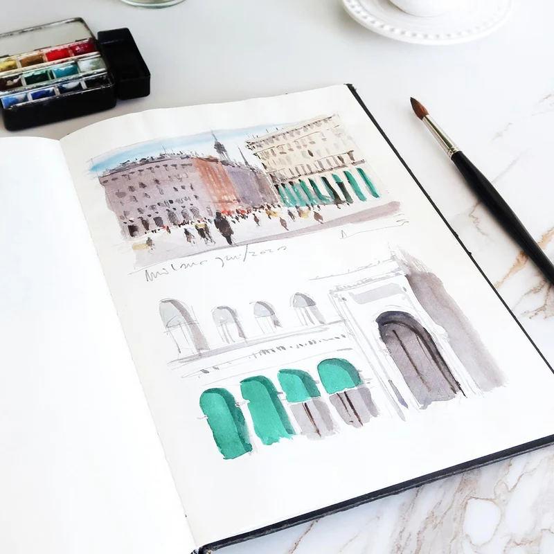 Hahnemuhle - Hardback Sketchbook 120gsm 62 Sheets A4