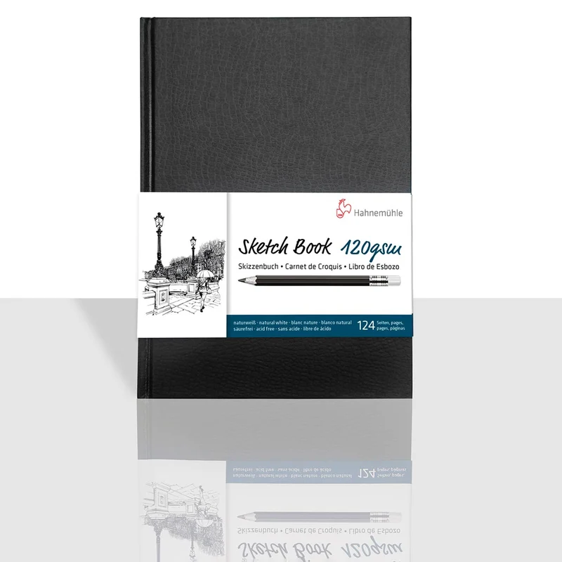 Hahnemuhle - Hardback Sketchbook 120gsm 62 Sheets A4