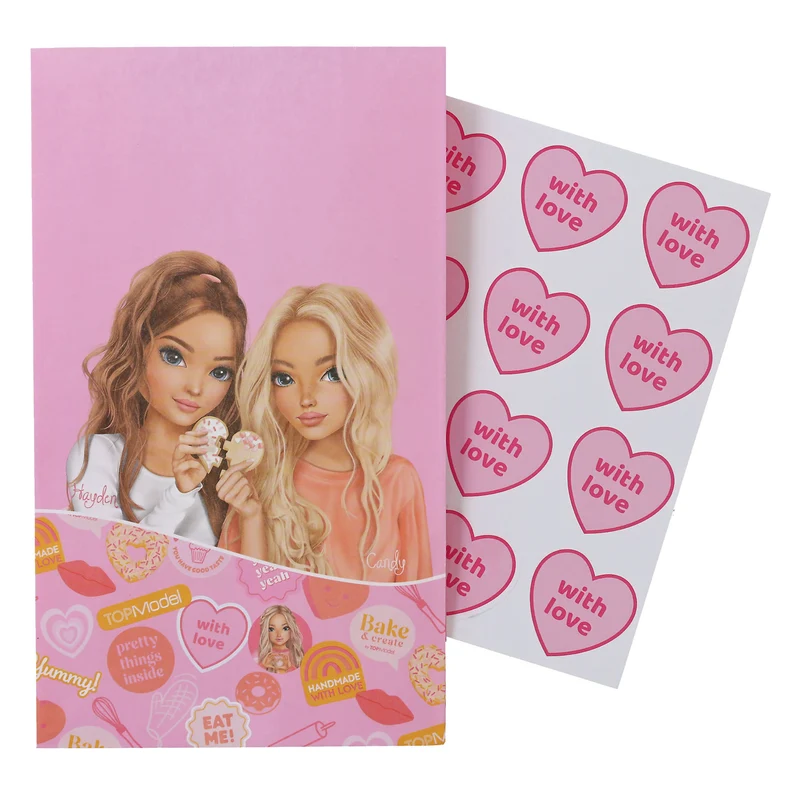 TOPModel Papiertüten Bake & Create – 12 Stück, Design zufällig