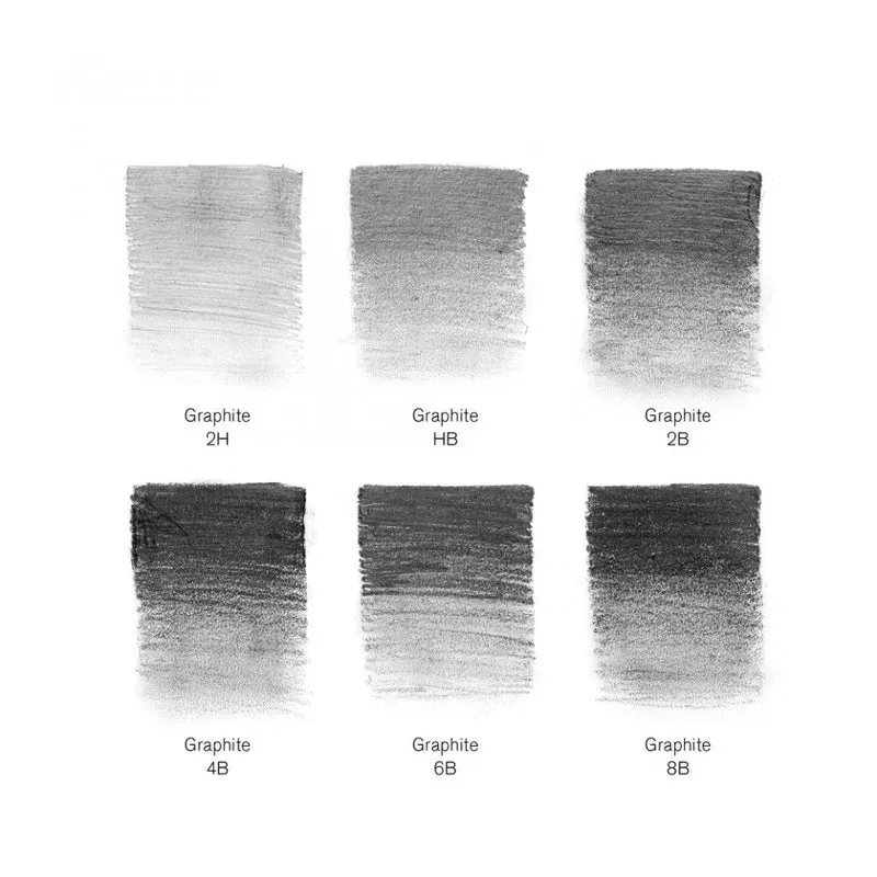 Winsor & Newton - Graphic Pencil Tin 6x Assorted