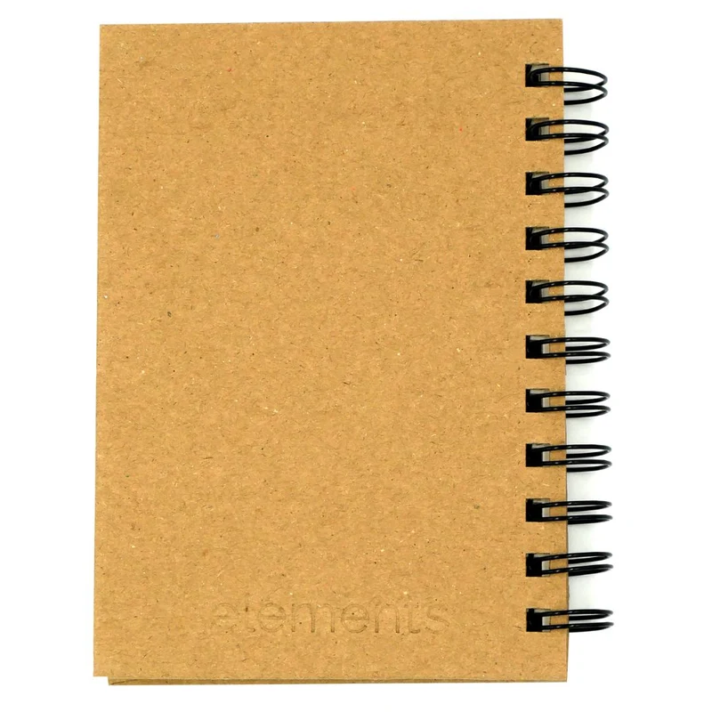 Elements - Wire-O Sketchbook - A6 - Hard Kraft cover