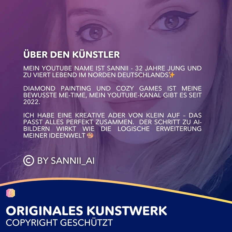 Diamond Painting - Unter dem Erdbeermond "Limited Edition"