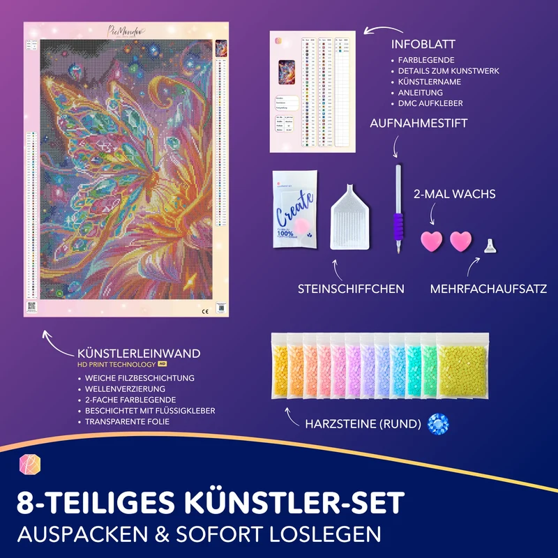 Diamond Painting - Leuchten lernen