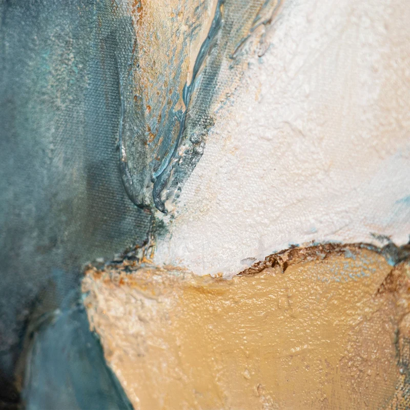 Handgemaltes Leinwandbild „Palette des Abends“ – Moderne Kunst fürs Wohnzimmer