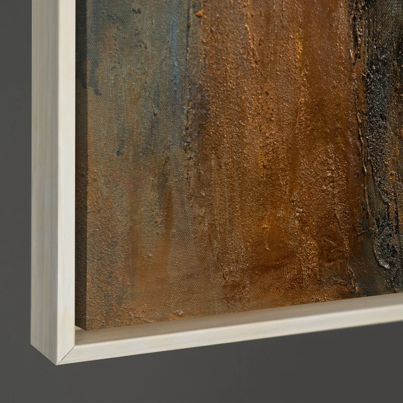 Handgemaltes Leinwandbild „Palette des Abends“ – Moderne Kunst fürs Wohnzimmer