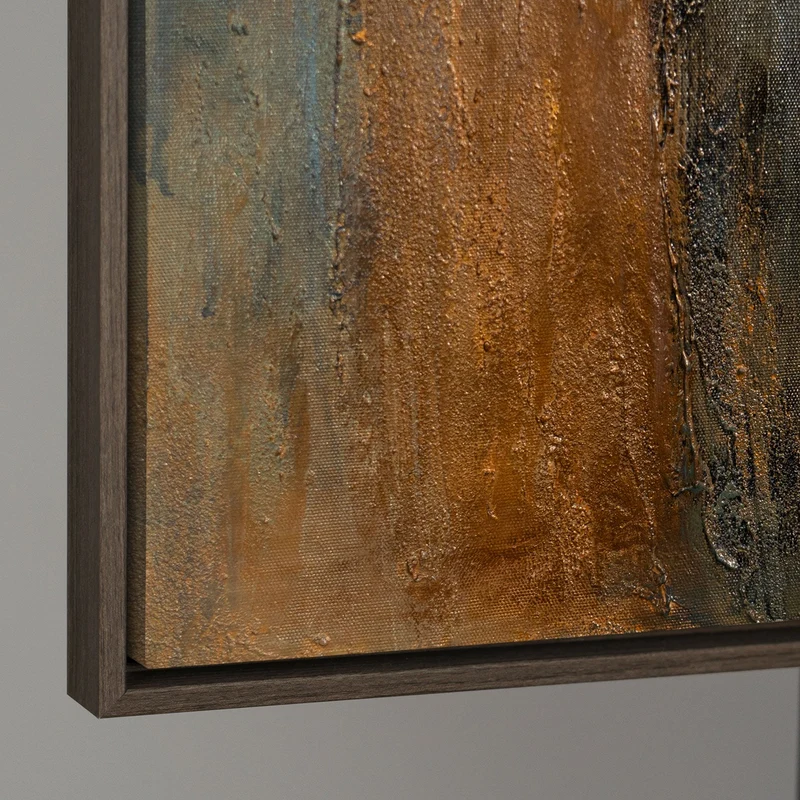 Handgemaltes Leinwandbild „Palette des Abends“ – Moderne Kunst fürs Wohnzimmer