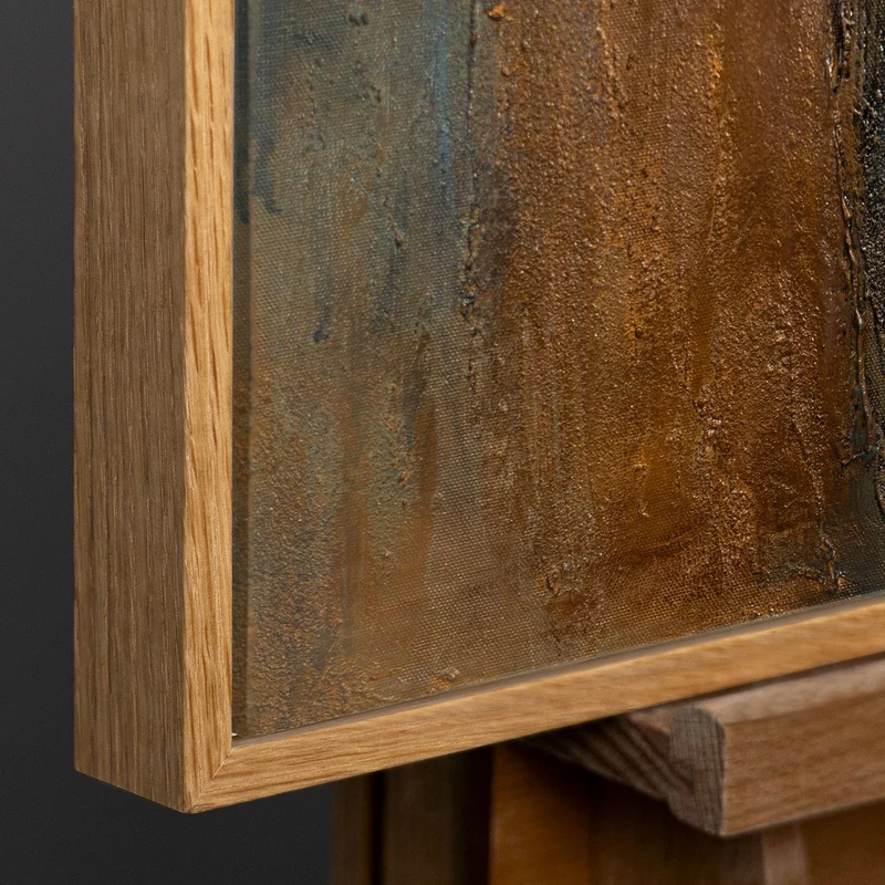 Handgemaltes Leinwandbild „Palette des Abends“ – Moderne Kunst fürs Wohnzimmer
