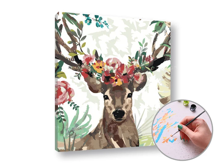 KING OF THE WOODS Paint by Numbers, Low Difficulty