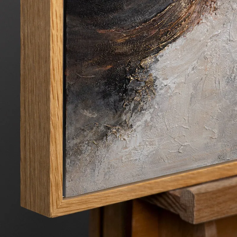 Abstraktes Acryl Gemälde „Element in Bewegung“ – Moderne Kunst auf Leinwand