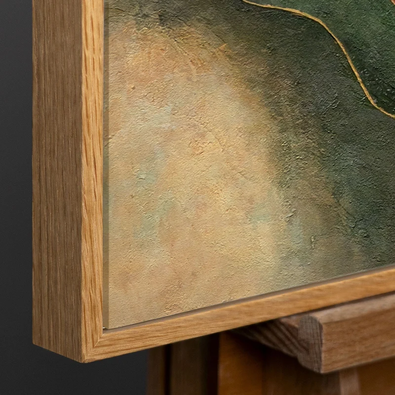 Abstraktes Acrylgemälde „Tanz der Hügel“ – Moderne Landschaft auf Leinwand