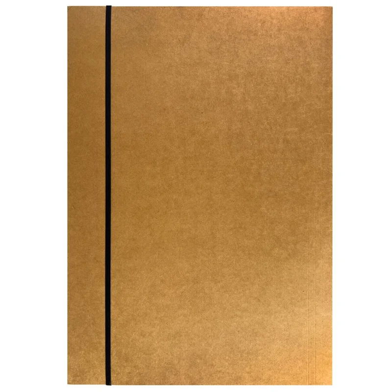 Elements Kraft Card Manila Folder with Elastic Band A3