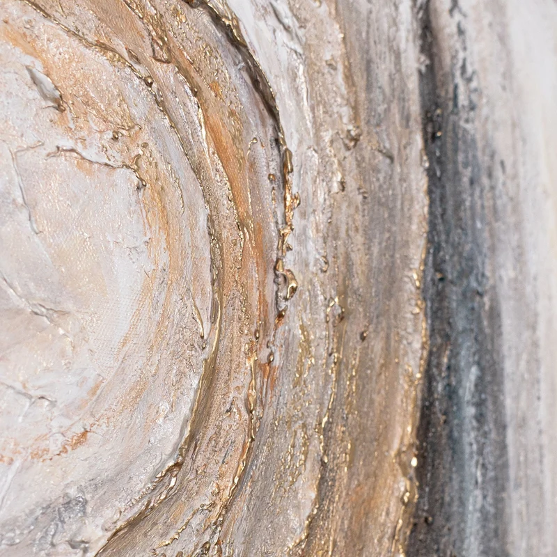 Handgemaltes Bild „Wasserfall der Träume“ – Moderne Wandkunst mit Struktur