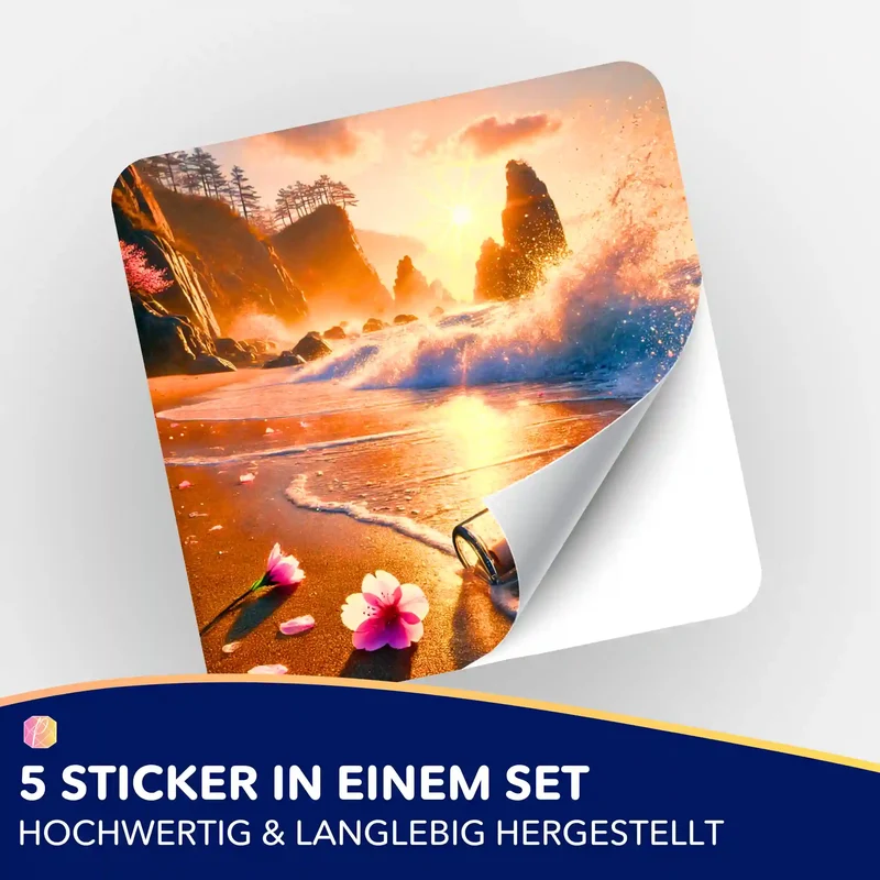 Aufkleber 5er-Set - Was das Meer bewahrt