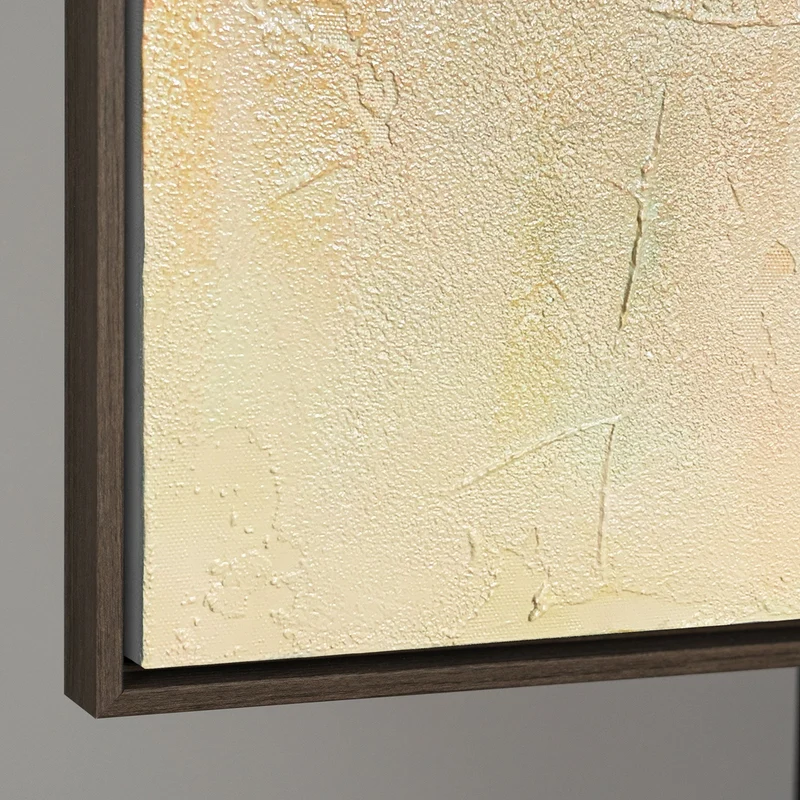 Moderne Wandkunst „Gleichgewicht“ – Abstraktes Acrylbild mit Struktur