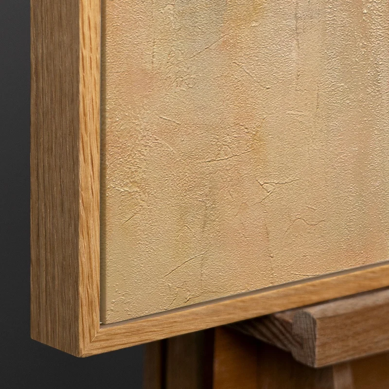 Moderne Wandkunst „Gleichgewicht“ – Abstraktes Acrylbild mit Struktur