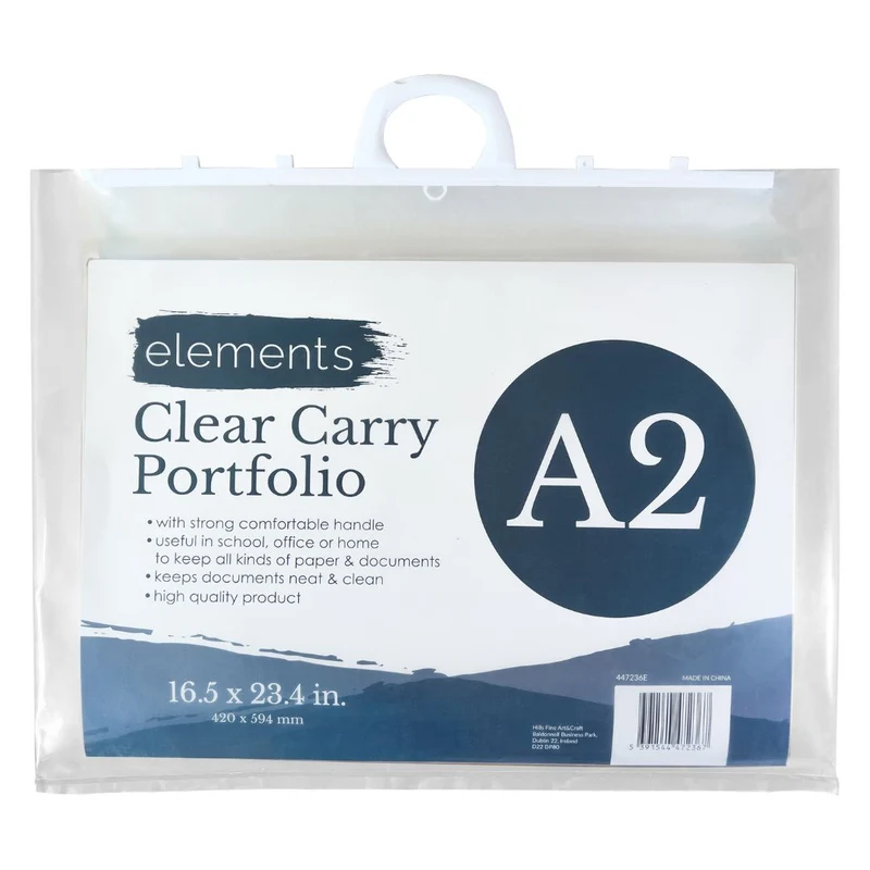 Elements Clear Carry Portfolio Project Bag A2