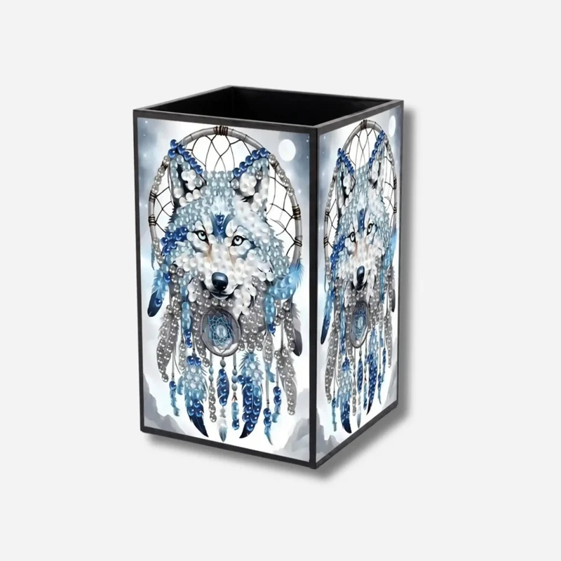 Diamond Painting - Stiftehalter Wolf