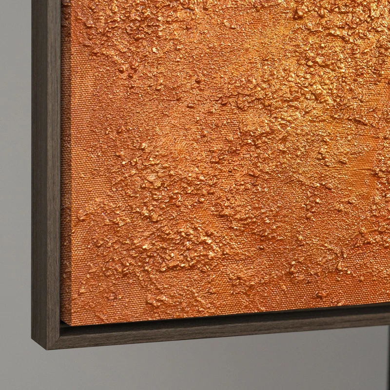Abstraktes Bild mit Rahmen „Harmonie der Formen“ – Moderne Wandkunst
