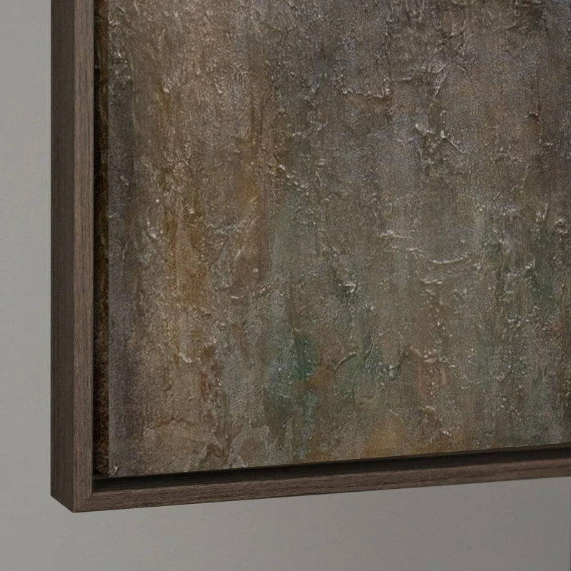 Abstraktes Gemälde auf Leinwand „Wärme des Universums“ – Moderne Wanddekoration