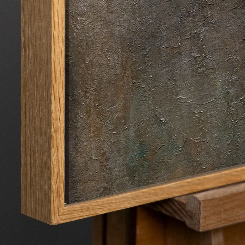 Abstraktes Gemälde auf Leinwand „Wärme des Universums“ – Moderne Wanddekoration