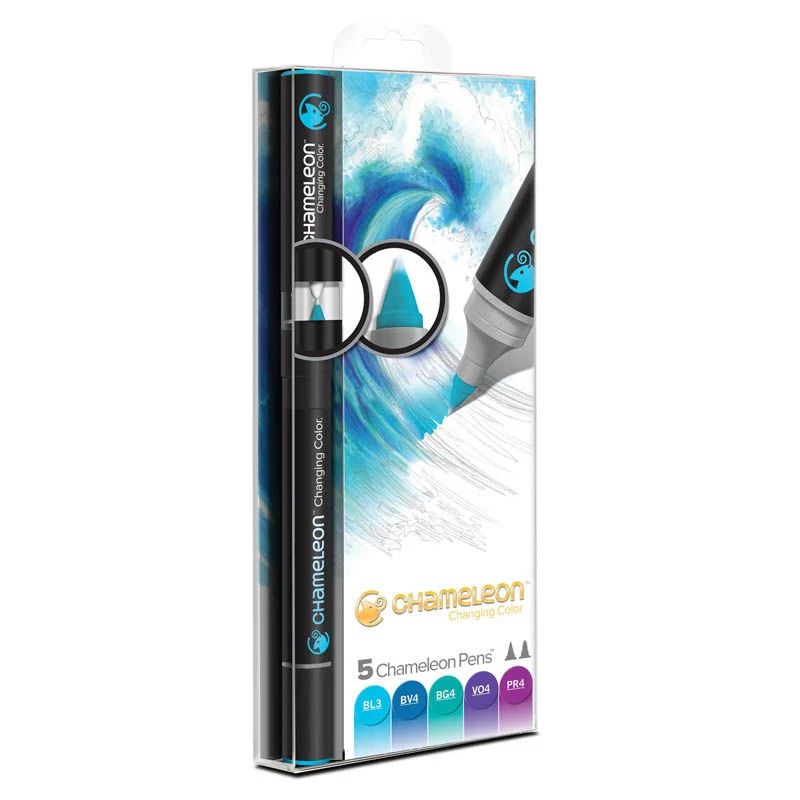 Chameleon Pack of 5 Double-Ended Blending Markers