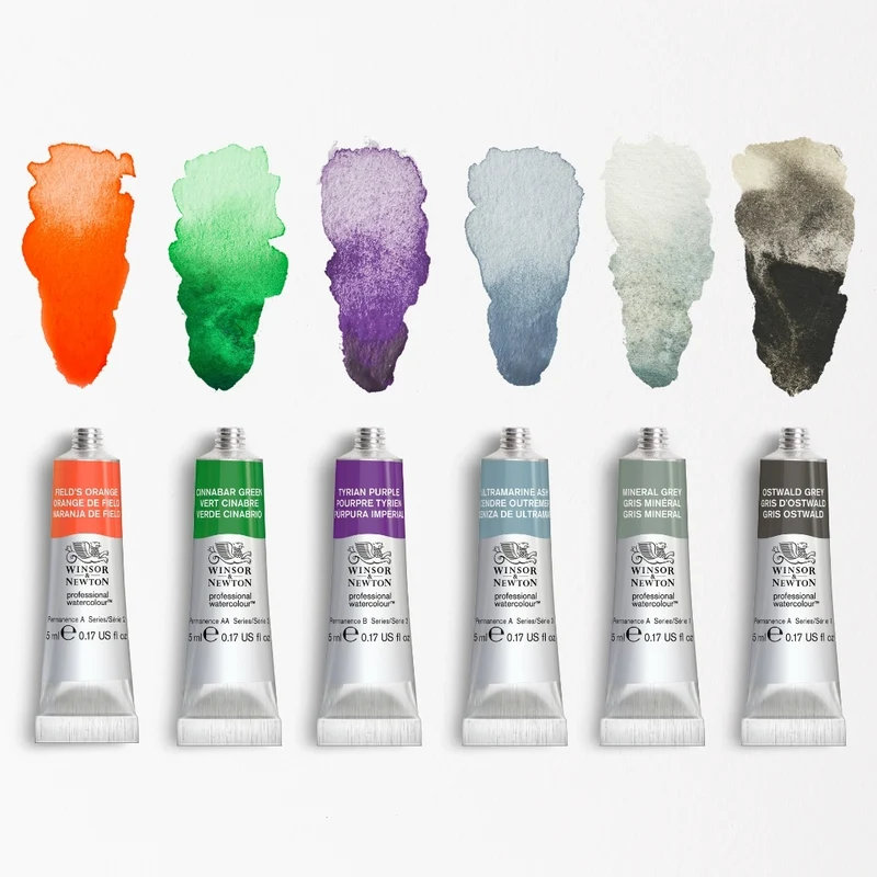 Winsor and Newton - Professional Artists' Watercolour - Revival Collection Tube Set
