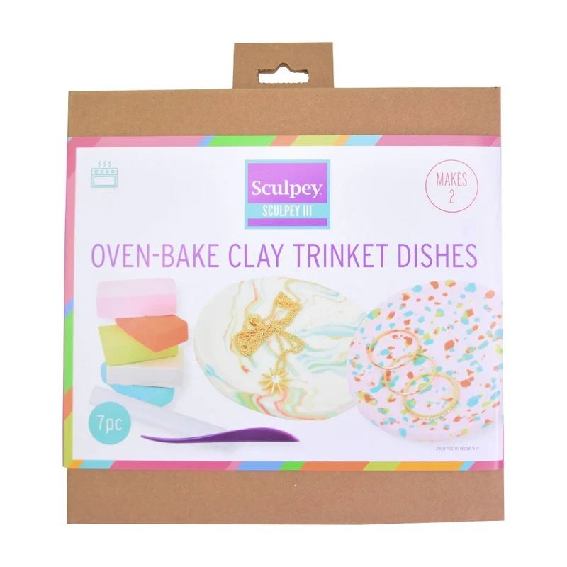 Sculpey III Oven Bake Trinket Dishes Kit