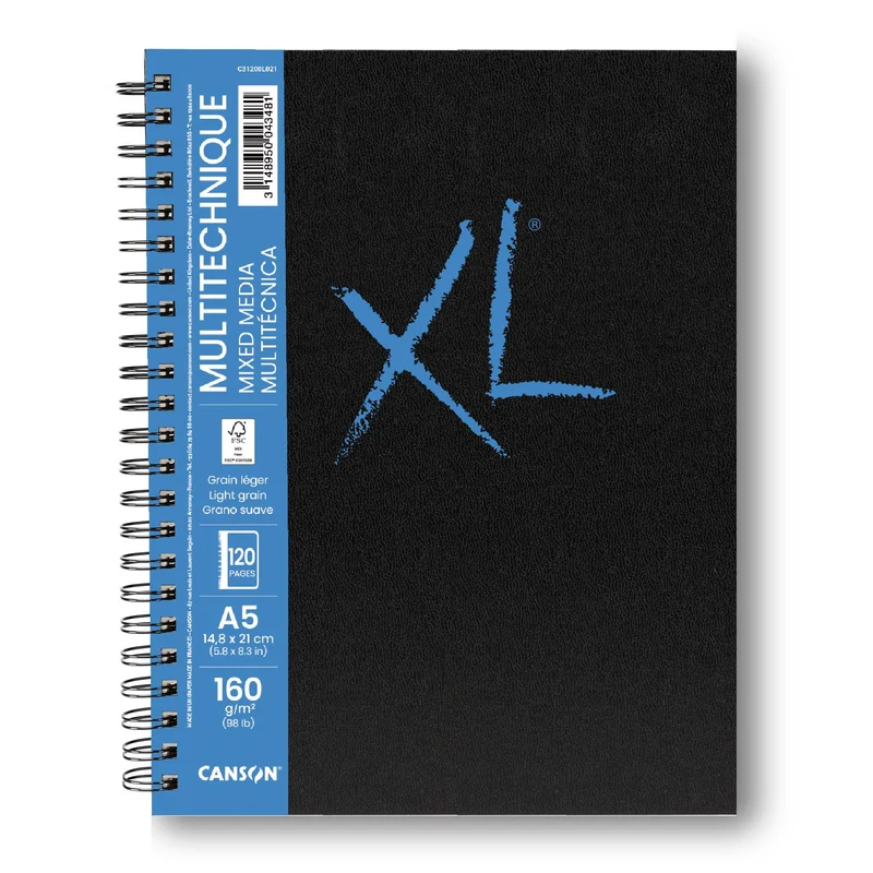 XL Mixed Media Sketchbook 160gsm
