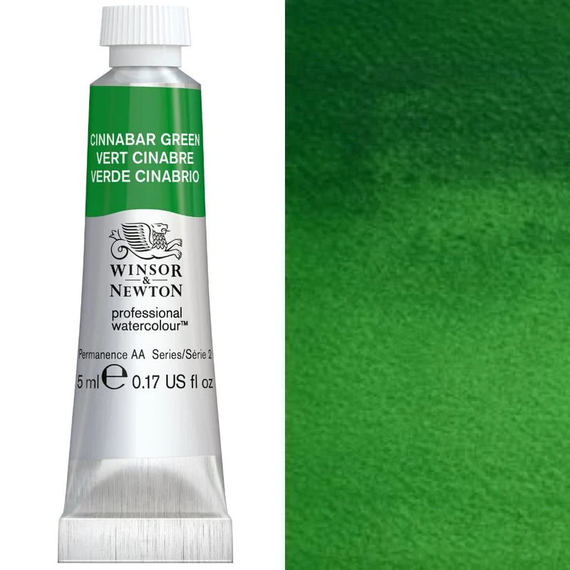 Winsor and Newton - Professional Artists' Watercolour - 5ml - Cinnabar Green