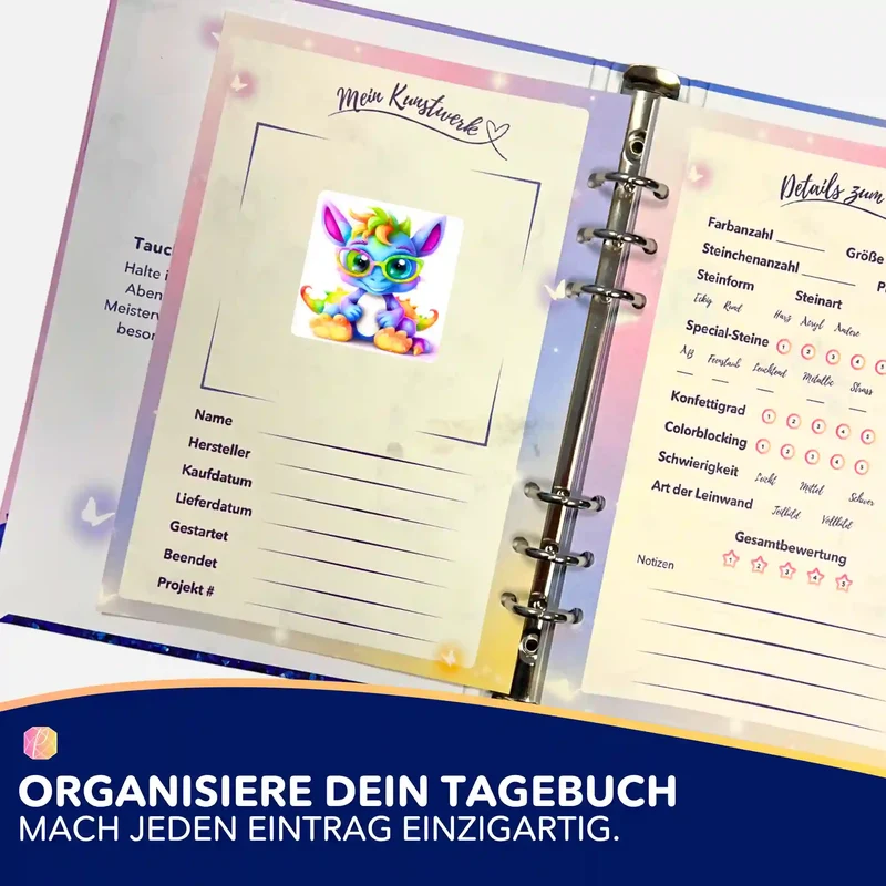 Aufkleber 5er-Set - Schlaubi Drache