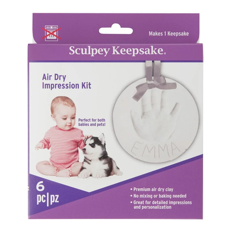 Sculpey - Clay Baby Foot or Handprint Keepsake Air dry kit