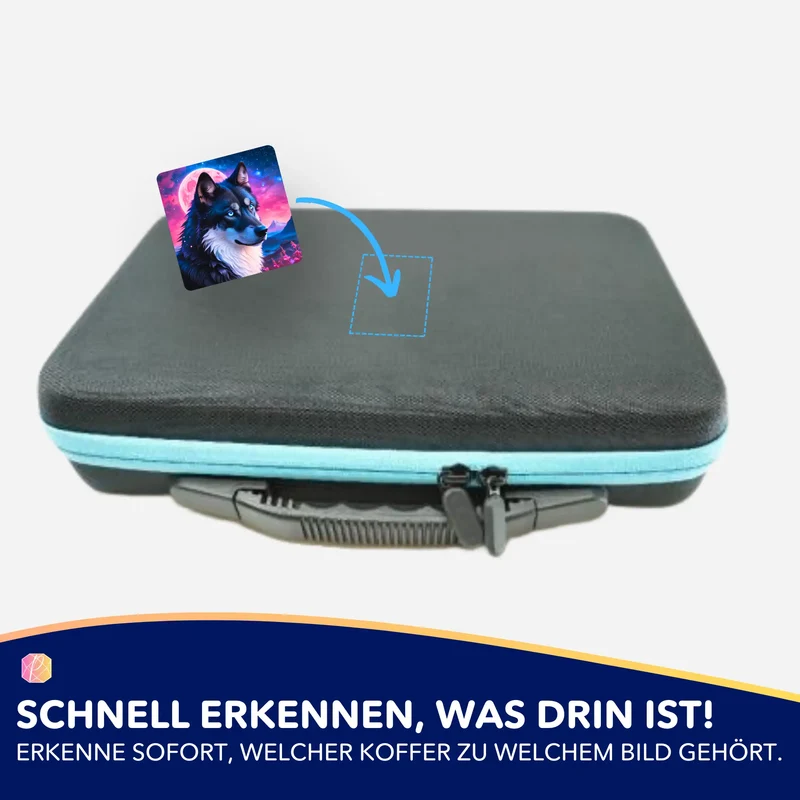 Aufkleber 5er-Set - Unter dem Erdbeermond