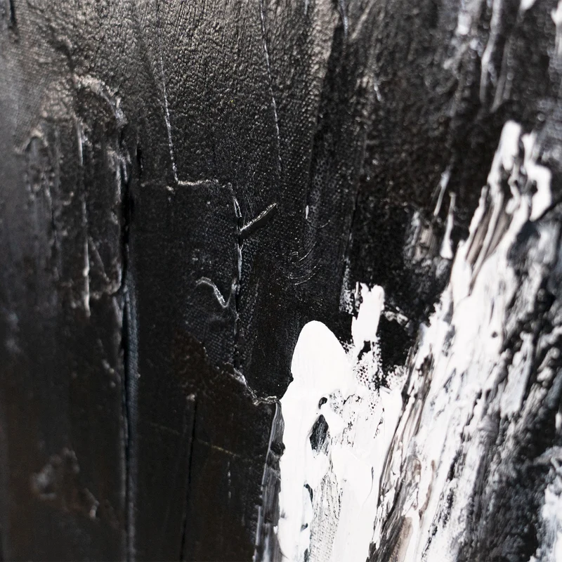 Acrylgemälde handgemalt 115x50cm "Mysteriöser Fremder"