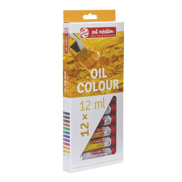Royal Talens ArtCreation Oil Paint Set, 12 x 12 ml