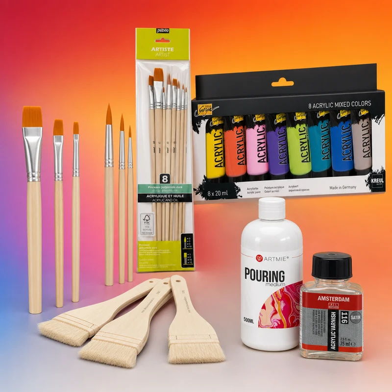 Build Your Own Set — Brushes and Paints of Your Choice