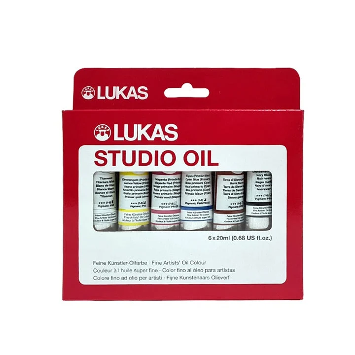 LUKAS Studio Oil Paint Set / 6x20 ml