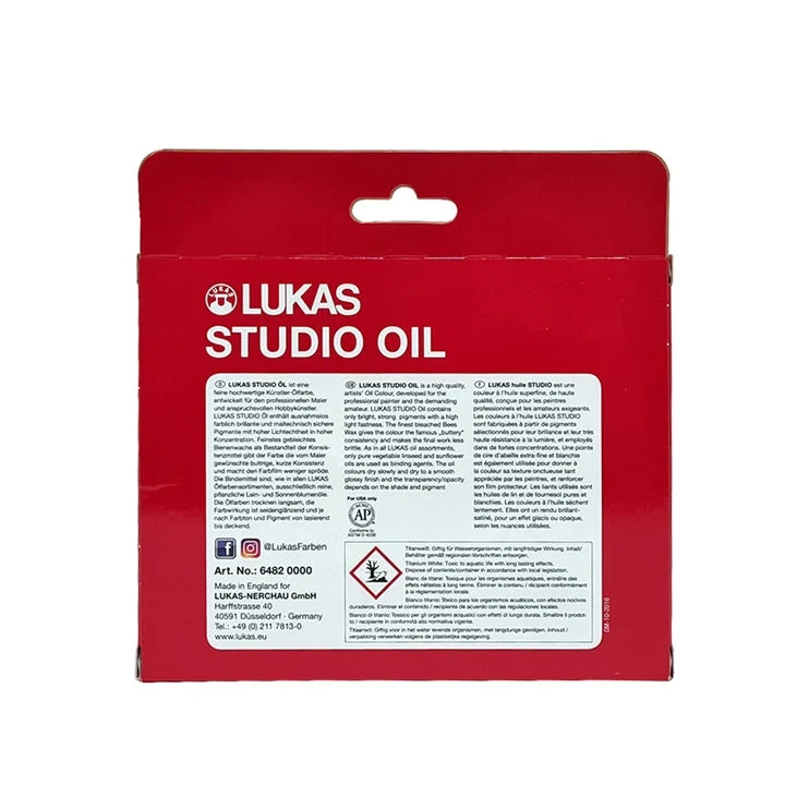 LUKAS Studio Oil Paint Set / 6x20 ml