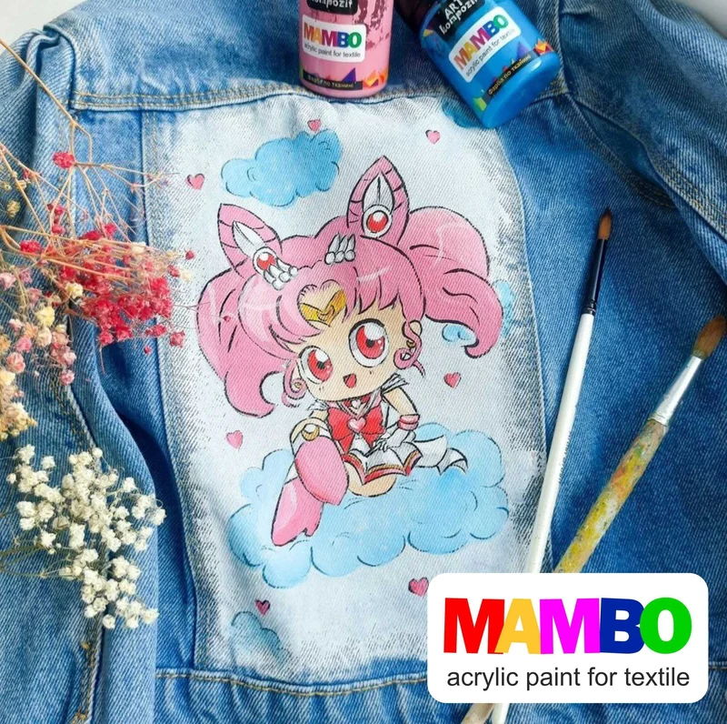 MAMBO Acrylic Paint for Fabric and Leather 50 ml