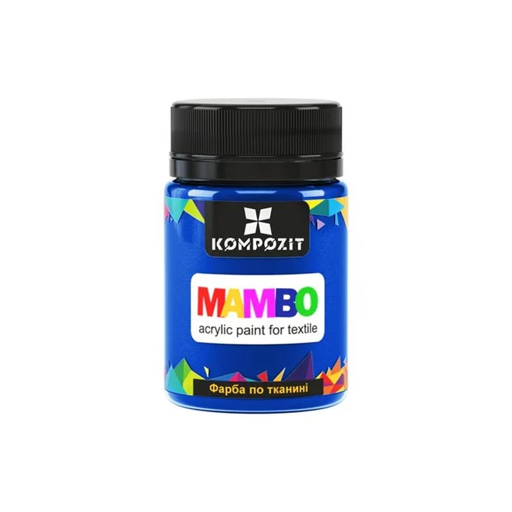 MAMBO Acrylic Paint for Fabric and Leather 50 ml