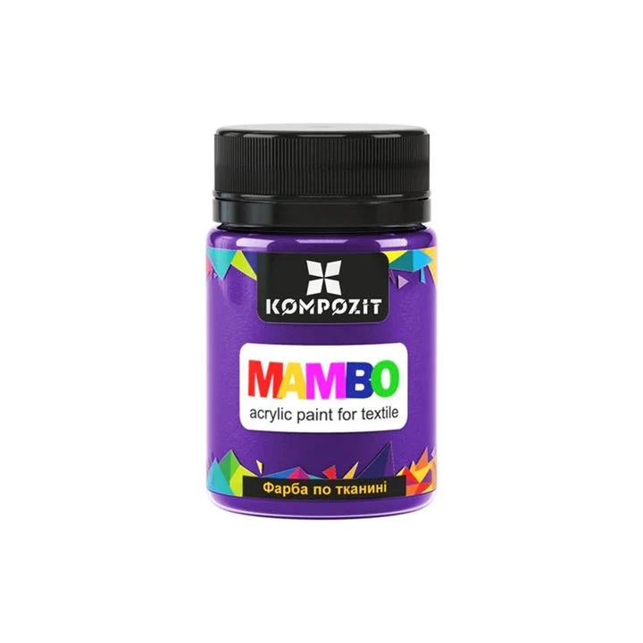 MAMBO Acrylic Paint for Fabric and Leather 50 ml